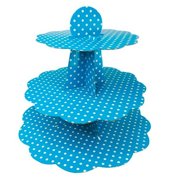 Base de carton para cupckakes 3 niveles varios colores